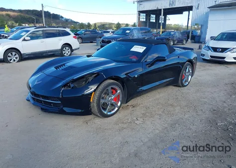 2014 Chevrolet Corvette Stingray from USA, damaged, VIN 1G1YF3D77E5127213
